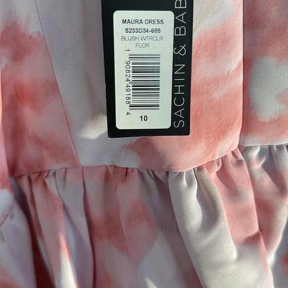 Sachin + Babi Pink Strapless Mini Dress size 10 NWT - Picture 13 of 15